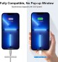 Нови 2 бр.Кабели за бързо зареждане iPhone -2м./USB C към Lightning кабел за iPhone 14 Pro Max , снимка 5