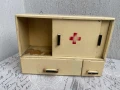 Стара Дървена Аптечка, снимка 3