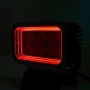 42W LED Халоген FLOOD – Бял Работен Фар с Жълта и Червена DRL Светлина 12V/24V, снимка 9