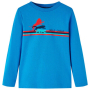 Детска тениска с дълъг ръкав, кобалтовосиньо, 104（SKU:13005, снимка 1 - Детски тениски и потници - 44706450