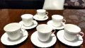 Стар български костен порцелан Бононя Ралица чаши за чай кафе , снимка 2