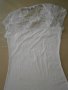 Дамска бяла тениска  с дантела Lily Doll, размер S, снимка 9
