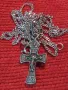 СТАРО РУСКО ПРАВОСЛАВНО СРЕБЪРНО РАЗПЯТИЕ КРЪСТ СРЕБРО 925 с 2 МАРКИРОВКИ и СРЕБЪРНА ВЕРИЖКА 40046, снимка 12