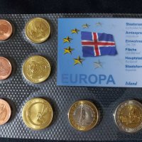 Пробен Евро сет - Исландия 2004 - 8 монети №2, снимка 1 - Нумизматика и бонистика - 44265565