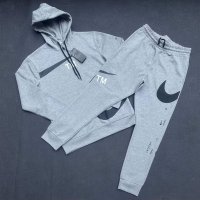 Сив мъжки екип  Nike код SS-T70E, снимка 1 - Спортни дрехи, екипи - 41793455