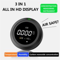 Нов Преносим детектор за въглероден окис CO аларма и измервател Безопасност , снимка 3 - Други стоки за дома - 41876512