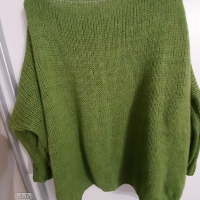 Дамски пуловер с цепки, снимка 2 - Блузи с дълъг ръкав и пуловери - 44684352