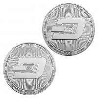 Даш монета / Dash Coin ( Dash ) - Сребриста, снимка 3 - Нумизматика и бонистика - 26917682