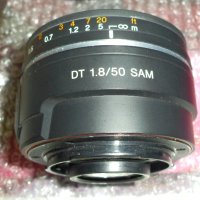 Обектив Sony SAL 50mm f/1.8 DT SAM, снимка 5 - Обективи и филтри - 40369620