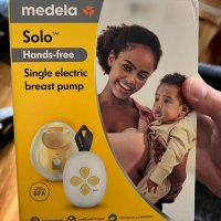 Нова Medela Solo: Ултра-Лека Електрическа Помпа за Гърди кърма бебе, снимка 8 - Помпи за кърма - 42549001