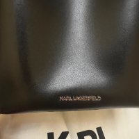 Чанта от естествена кожа Karl Lagerfeld, снимка 7 - Чанти - 42655941