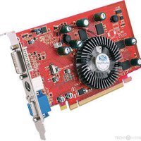 Видеокарта за компютър Radeon x550 256MB, снимка 1 - Видеокарти - 41577748