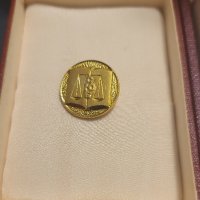 Комплект златна и сребърна значки на Съюз на Юристите, снимка 3 - Антикварни и старинни предмети - 41968618