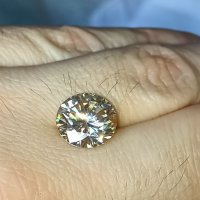 Спешно Уникален Топ 6,7 карата Фенси Златно G-H диамант мойсанит diamond Moissanite, снимка 7 - Други - 35754518