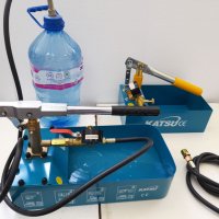 Нова Ръчна помпа за изпитване на налягане 50 бара /водна проба/, снимка 11 - Други инструменти - 23812806