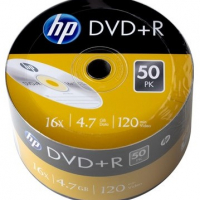 DVD+R HP, 4.7GB, 120min, 16x - празни дискове , снимка 1 - CD дискове - 10893661