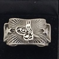 Красив Османски  сребърен пръстен с Тугра , снимка 2 - Пръстени - 44383239