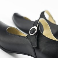 Дамски обувки за танци скарпини естествена кожа, снимка 3 - Дамски обувки на ток - 40950452