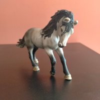 Колекционерска фигурка Schleich Кон Andalusian Stallion Grey Horse 2005 13607 , снимка 6 - Колекции - 42380636