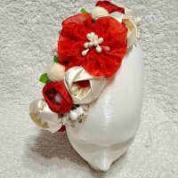 Диадема с цветя, снимка 15 - Шноли, диадеми, ленти - 40399728