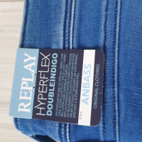 Replay Anbass Hyperflex Stretch Slim Fit Double Indigo Mens Size 32/32 НОВО!ОРИГИНАЛ! Мъжки Дънки!, снимка 6 - Дънки - 44764210