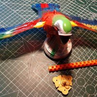 Летяща/висяща играчка Електрически папагал, снимка 5 - Електрически играчки - 40952165