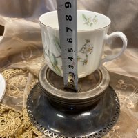 Английска чаша за кафе/чай костен порцелан, снимка 6 - Чаши - 39523623