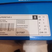 Оригинални маратонки Adidas Superstar номер 43 и 1/3-дефектен чифт, снимка 7 - Маратонки - 39306759