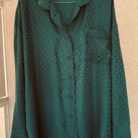 Разкошна пижамна риза MANTONI 100% коприна, снимка 8 - Ризи - 41381489