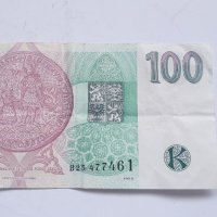 100 Крони 1995 година Чехия, снимка 2 - Нумизматика и бонистика - 42517657