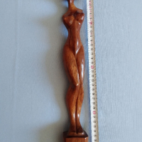 Дървена пластика "Женско тяло", снимка 6 - Други ценни предмети - 44827402