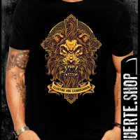 Тениска с щампа LION LATIN CROSS, снимка 1 - Тениски - 36333885