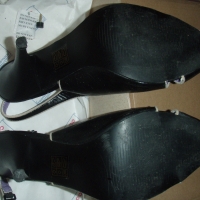Дамски обувки с висок ток от естествена кожа, снимка 3 - Дамски обувки на ток - 36112979