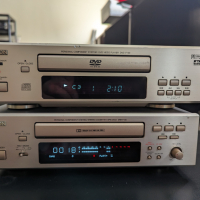 Denon DRR-F100 касетъчен дек и DVD-F100 плеер, снимка 1 - Декове - 44716371