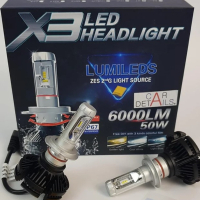 LED крушки за фарове Led Kapp X3 6000LM, H7, 25w , 12/24V, снимка 3 - Други услуги - 44735312