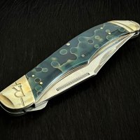 Голям сгъваем колекционерски ловен нож Folding Hunter Celestial (RR2068), снимка 2 - Ножове - 42430797