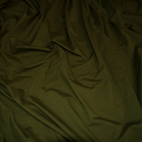 Плат маслено зелено мерсеризирано памучно трико, снимка 2 - Тениски - 36121963