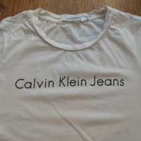 calvin klein jeans - страхотна дамска тениска , снимка 2 - Тениски - 41500218