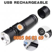 Акумулаторен LED фенер с USB, фенер за къмпинг, снимка 5 - Къмпинг осветление - 39730507