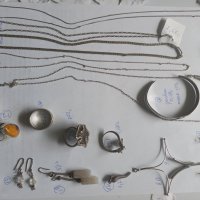 Сребърни верижки и висулки, обеци, снимка 18 - Колиета, медальони, синджири - 42077701