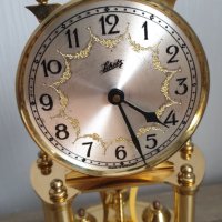 Голям немски настолен кварцов часовник с колба Schatz, снимка 4 - Антикварни и старинни предмети - 44230002