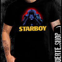 Тениска с печат WEEKND STARBOY, снимка 1 - Тениски - 36168447