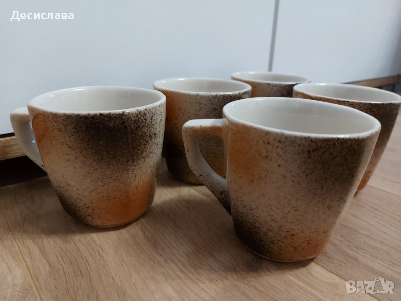 Керамични чаши за чай, кафе, мляко, налични 5 броя, снимка 1