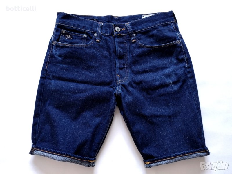 G - star 3301 Straight Mens 1/2 - W30 - оригинални мъжки къси дънкови панталони , снимка 1