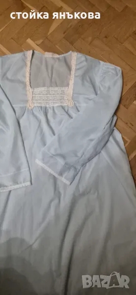 Продавам светло синя нощница  дълъг ръкав, снимка 1