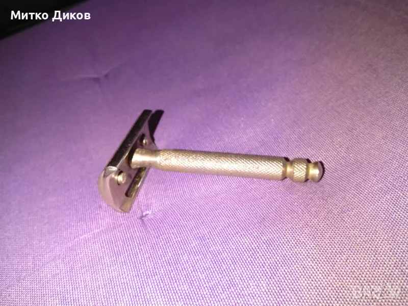 Метална самобръсначка от соца отлична, снимка 1