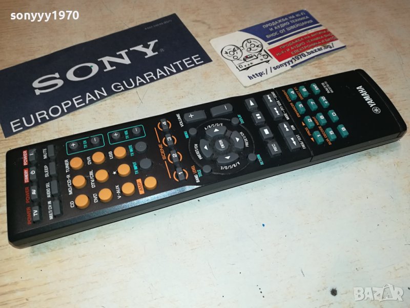 YAMAHA RAV315-WK22730EU AUDIO REMOTE-RECEIVER REMOTE CONTROL 1507231850, снимка 1
