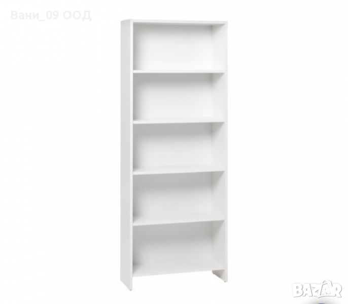 175см Висока бяла етажерка на 5 или 6 етажа, снимка 1