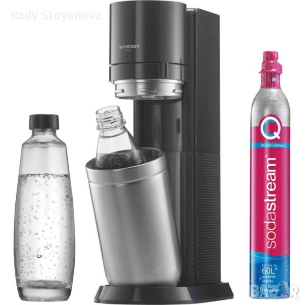 Машина за газирана вода SodaStream Duo + 2 бутилки, снимка 1