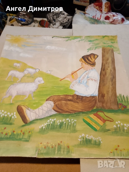 Стар акварел , снимка 1